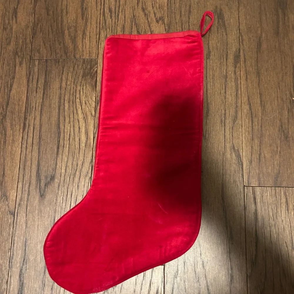 LL Bean Brielle Christmas Needlepoint Stocking, Cotton